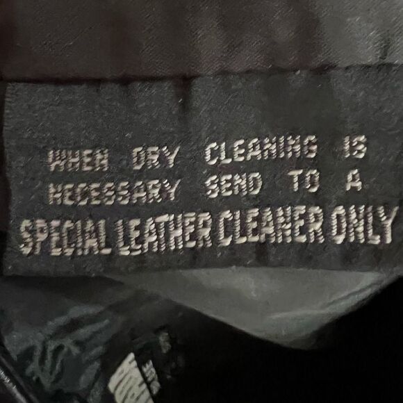 Nevada Blue Vintage Leather Pants **SEE PICS AND DESCRIPTION ** - Picture 6 of 11